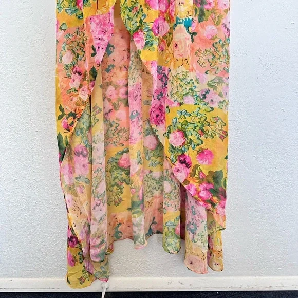 For Love And Lemons Floral High Low Dress - Picture 6 of 10